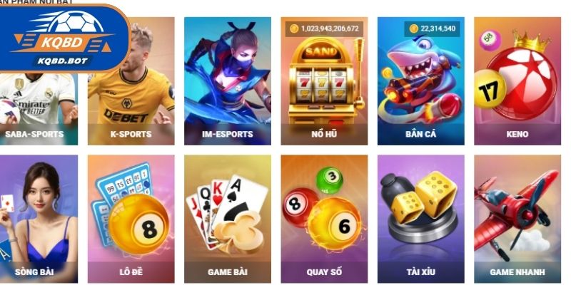 Các sản phẩm giải trí hấp dẫn, thú vị trên website